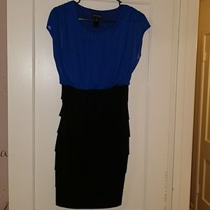 Blue/Black Dress size 6